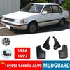 Для Toyota Carola AE90 E90 1988-1992 седан брызговики Fender брызговики брызговики автомобильные аксессуары Auto Styline