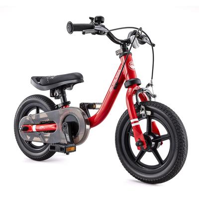 Ides DUAL RIDER x Велосипед со съемным без инструментов легкий подарок [Официальный] D-Bike педали, 2-в-1, требуется, тормоз, (красный)