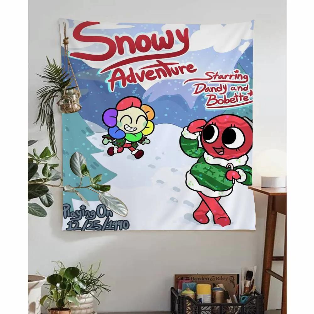 Игровой DDandys World Аниме Гобелен Подвесной Таро Хиппи Настенные Ковры Комната Домашний Декор