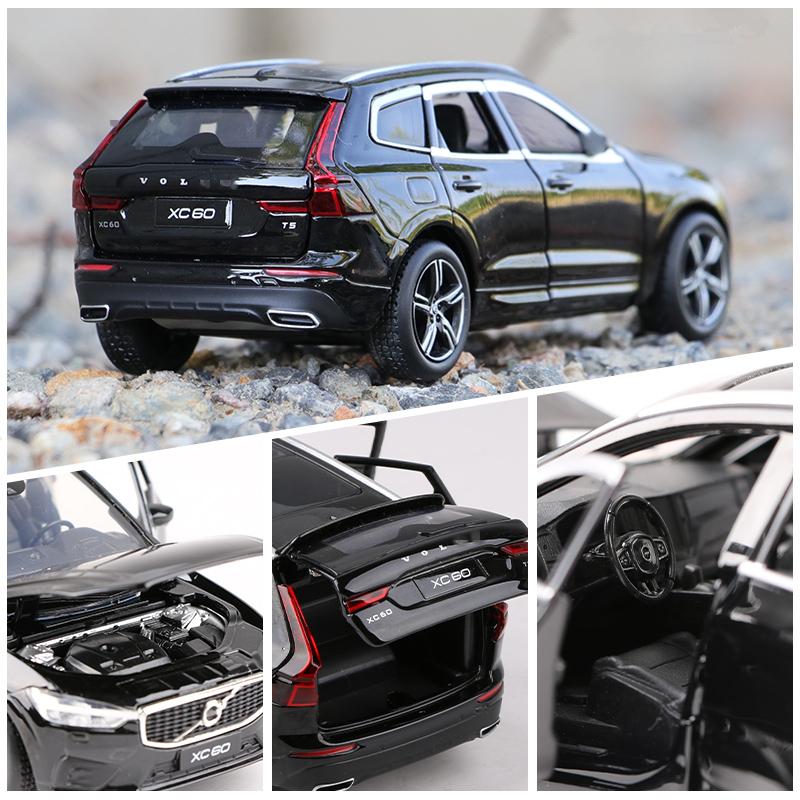 1:32 VOLVO XC60 XC90 Литые Модели Автомобилей Металлические Модели Автомобилей Звук и Свет Симуляция Коллекция Детская Игрушка Подарок