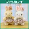 Cute Rabbit Soft Plush Doll  With Soft Short Fur And Pp Cotton Filling For Kids