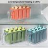 Форма для мороженого Yousheng, 8 ячеек, пищевой силикон, легко снимается, для DIY, летняя, форма для эскимо, контейнер для палочек для мороженого, кухня
