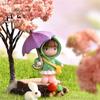 Cute Ornament Craft Desktop Miniature Figurine Micro Landscape Umbrella Girls Fairy Garden