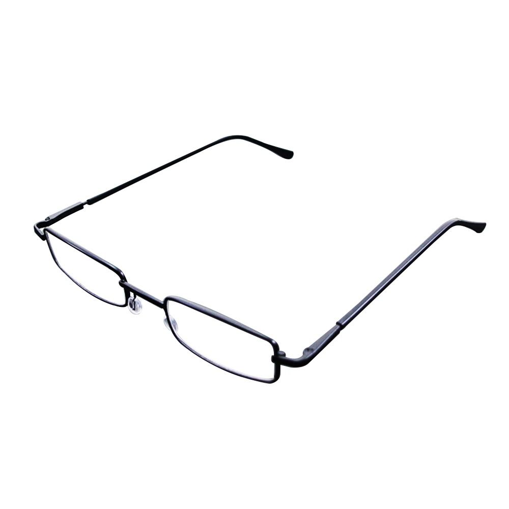 Elegant Eye Protection Reading Glasses Ultralight Metal Square Eyeglasses Presbyopic Eyewear Office