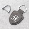 Suede Car Keychain Key Chain Pendant Gift Auto Accessories For Honda Civic Fit Accord CRV Spirior GIENIA Odyssey CITY Envix Jade XK6