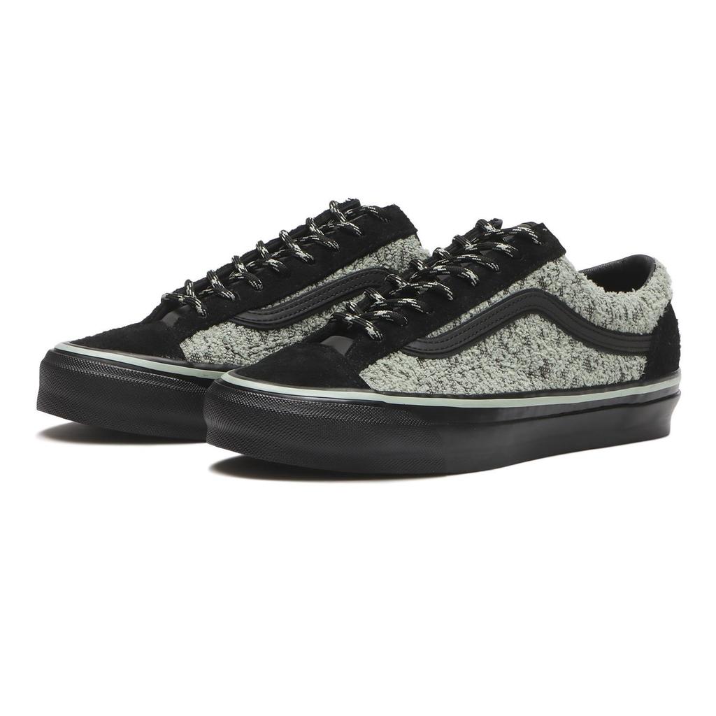 VN000EK7GP3 Vans Premium Old Skool 36 Жаккардовый трикотаж Черный Серый Оливковый (Мужской)