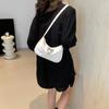 Elegant Pu Leather Shoulder Bag For Women 2024 Fashionable Underarm Purse