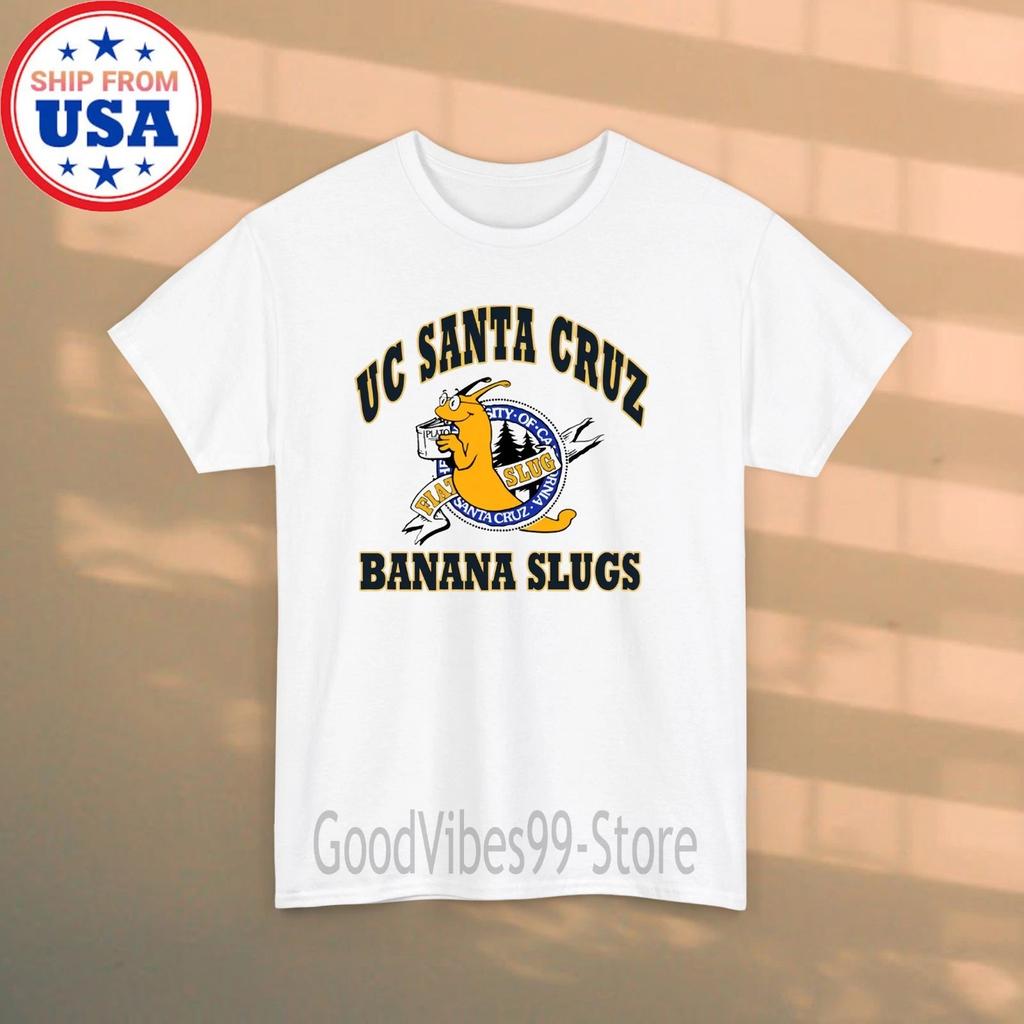 UC Santa Cruz Banana Slugs Фильм Мужская Белая Размер S-5XL