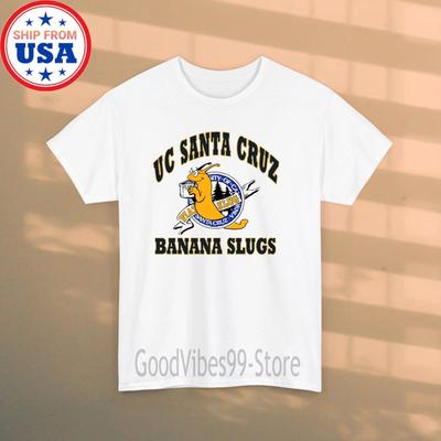 UC Santa Cruz Banana Slugs Фильм Мужская Белая Размер S-5XL
