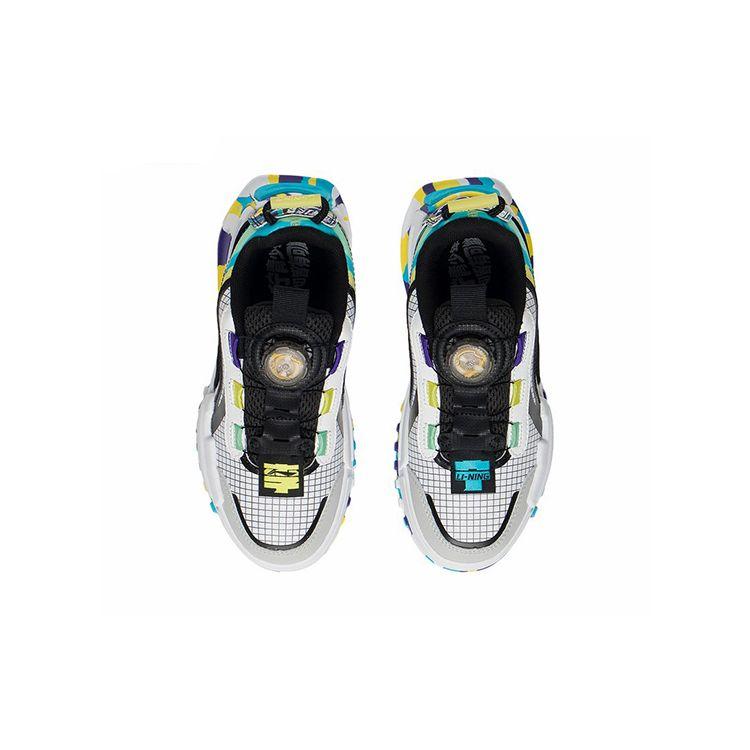 Li Ning Journey 2.0 Низкие спортивные повседневные туфли детские кроссовки белые черные камуфляжные YKCS108-13