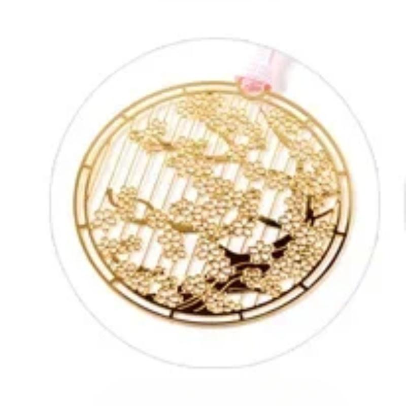 Серия Cherry Blossom, полая закладка в китайском стиле, креативная маленькая и мини-закладка из латуни, зажим для страницы