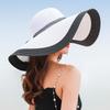 Straw Straw Hat Women's Beach Beach Outing Sun Hat Vacation Sun Protection Big Eaves Hat Summer Sun Hat Summer