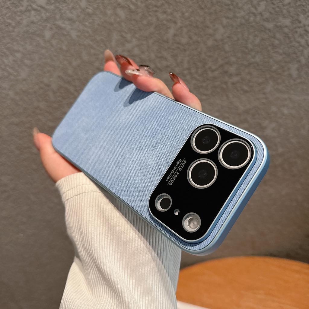 Роскошный джинсовый чехол для телефона с полной защитой камеры для IPhone 17 Pro Max 16 15 14 13 Pro Max, цветной, тонкий, матовый, ударопрочный, мягкая крышка