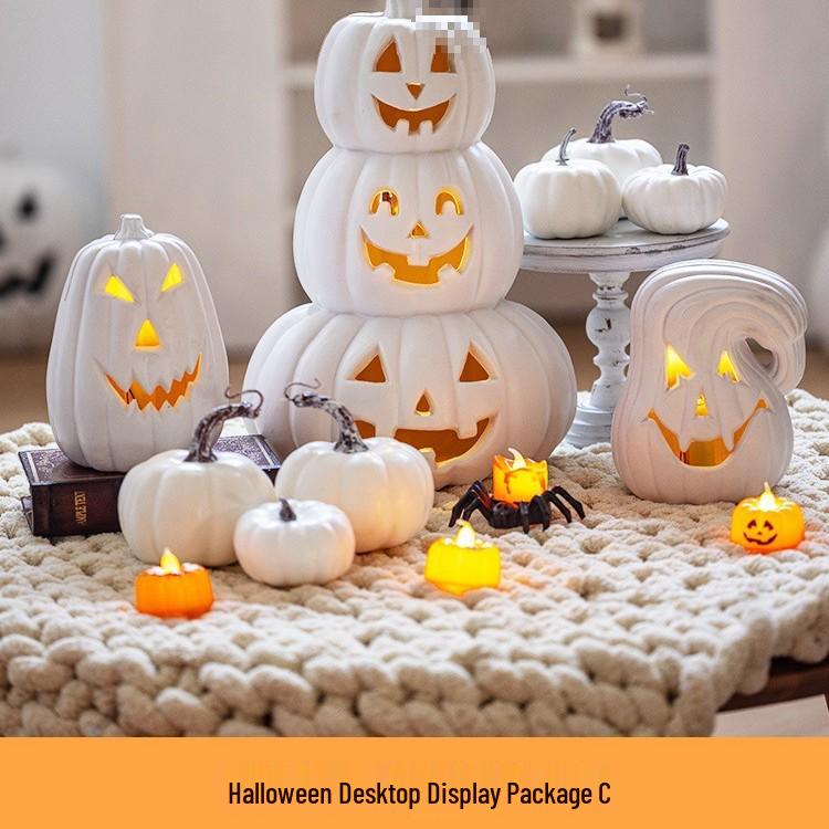 Светящийся тыквенный фонарь на Хэллоуин Набор для украшения вечеринки