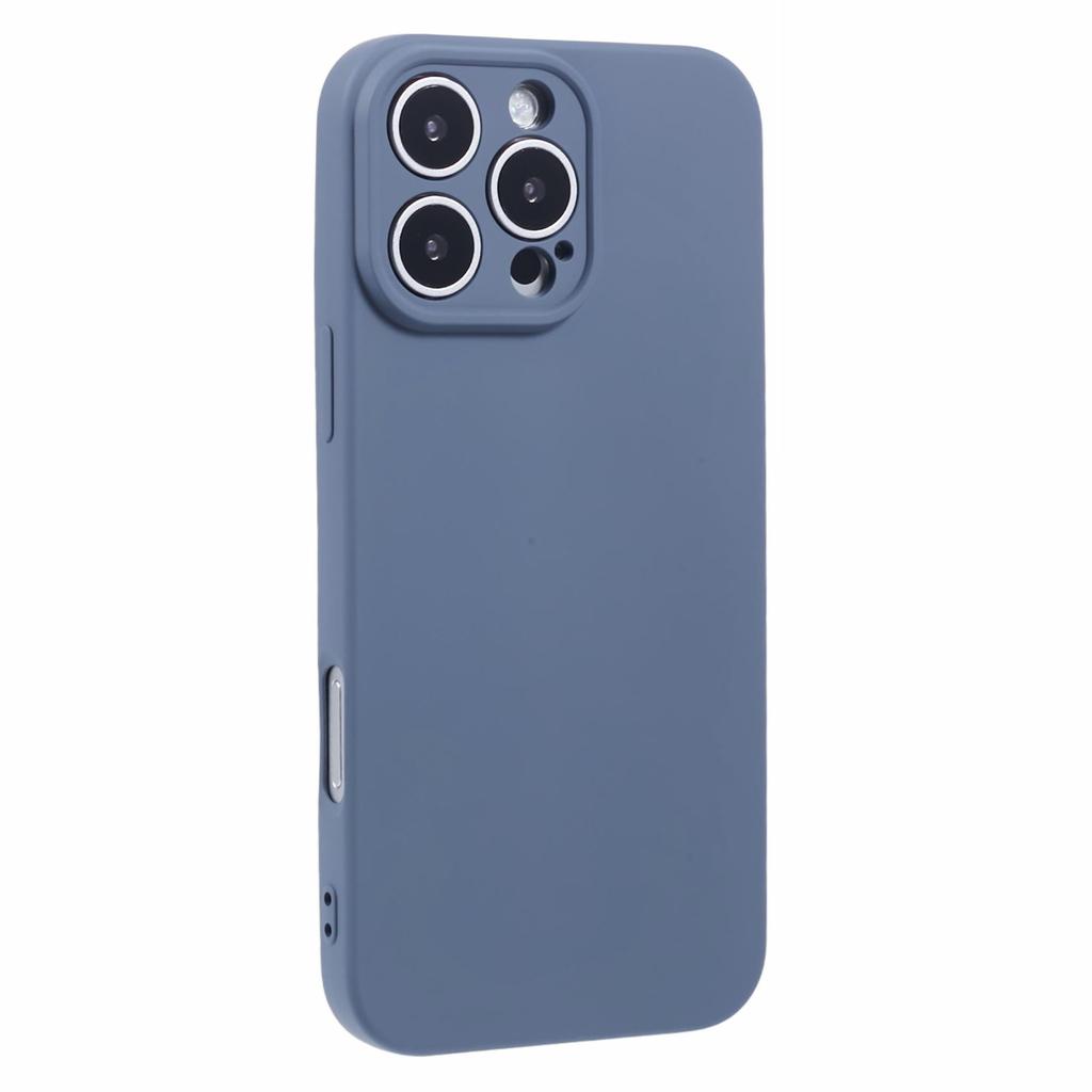 For iPhone 16 Pro Case Precise Cutouts TPU Fiber Lining Shockproof Phone Cover