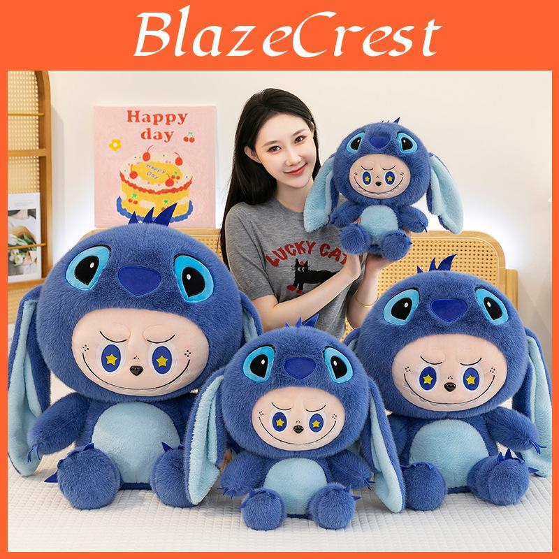 Stitch Labubu Плюшевая игрушка Кролик Подушка для девочек Подарок Мягкий Животное Декор