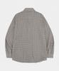 LETTERCOMO Mild Brush Check Shirt Beige