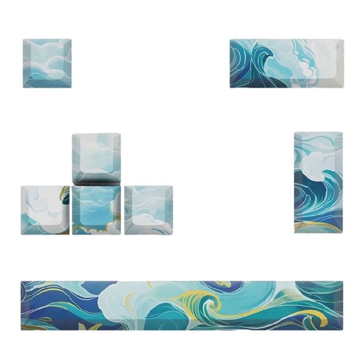 8 клавишные кастомные механические клавиатуры колпачки клавиш ESC Enter 6.25u пробел PBT оригинальный профиль новинка крышка клавиши клавиатуры DIY