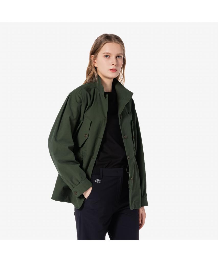 Lacoste Women'S New Band Neck Safari Jumper Bf698E-55G Hcf