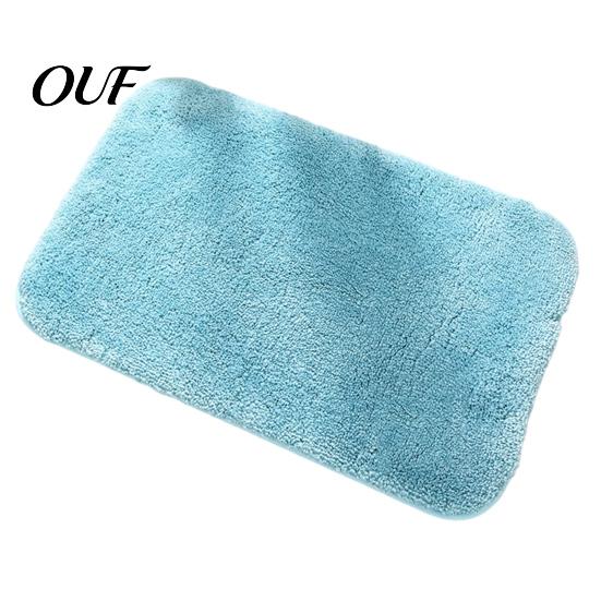 Bathroom Accessory Thick Plush Bath Rug, Extra Soft Absorbent Non Slip Entryway Doormat Fluffy Microfiber Shower Rug for Floor/Tub, 24 x 16 Inch Water