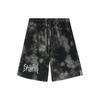Badfive Letter Print Tie-Dye Loose Casual Shorts Men Shorts Black AKSS379-4