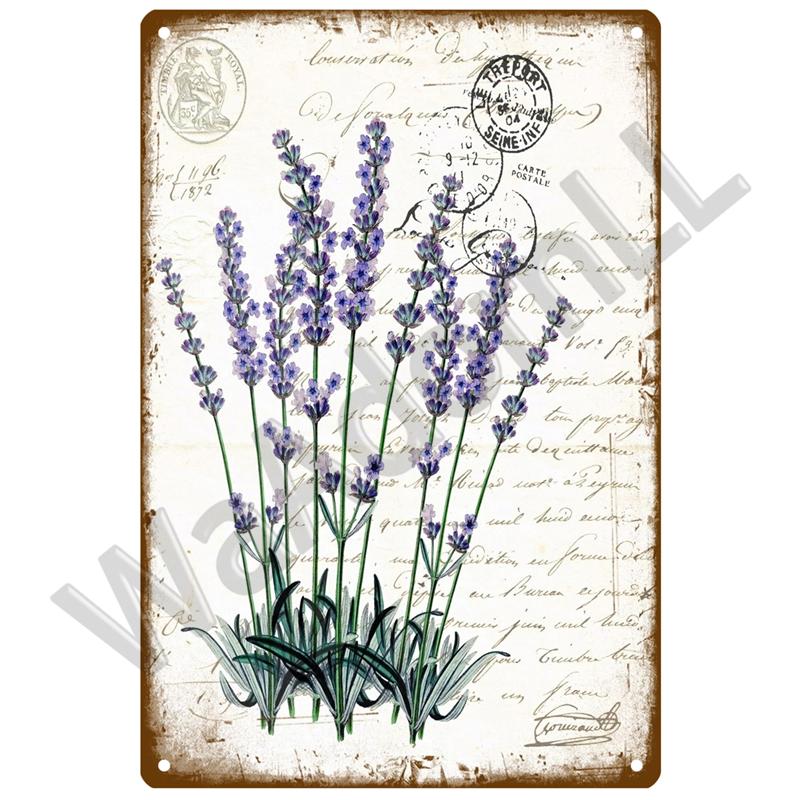 Ретро Декор, металлический знак лаванды, жестяной постер, металлические винтажные вывески с подсолнухом, жестяная вывеска с цветком, ромашка, настенный декор для дома и сада, подарок