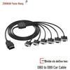 ZONWAN Диагностический кабель OBD на 6 портов DB9 RS232
