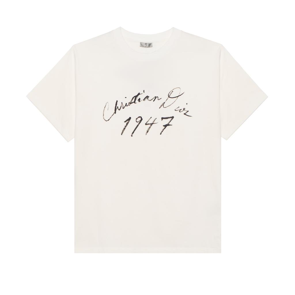 DIOR 1947 Crewneck Short-Sleeved T-Shirt 493J696F0554-C088