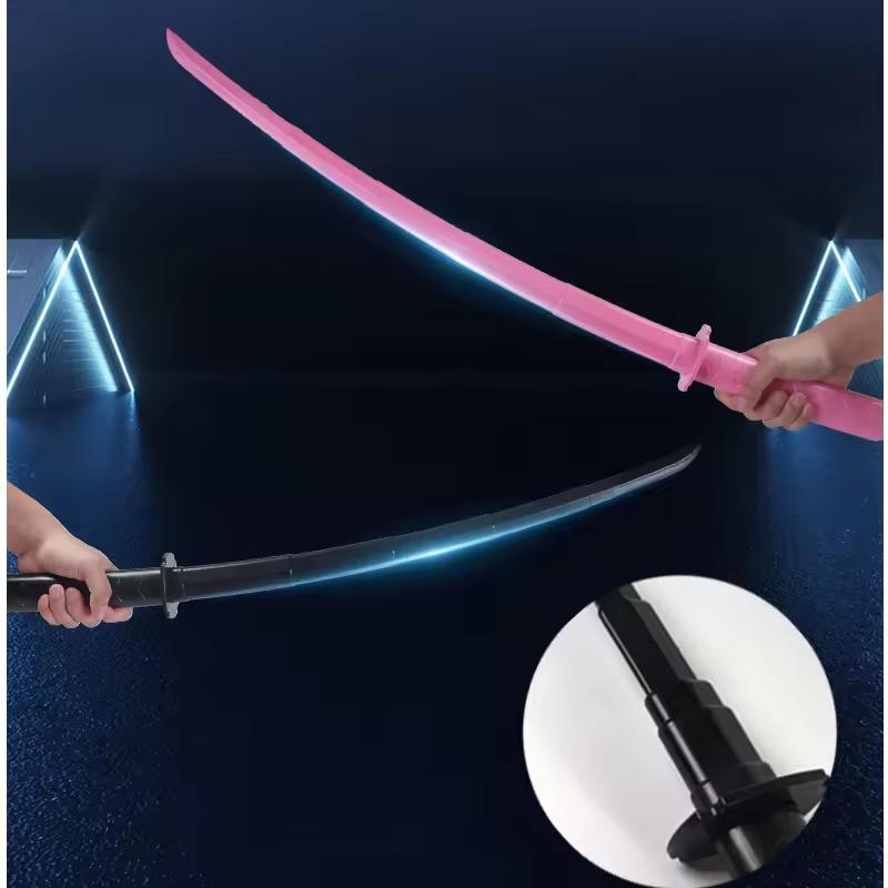 3D-печатная складная игрушка-катана самурая, телескопическая катана, игрушка для релаксации, реквизит для косплея, игрушка-антистресс для детей и взрослых