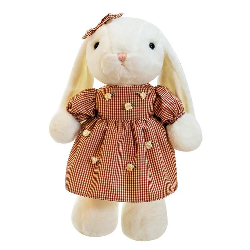 Adorable 8 Inch Cartoon Bunny Plush Toy With Charming Tulle Skirt Perfect For Gifts