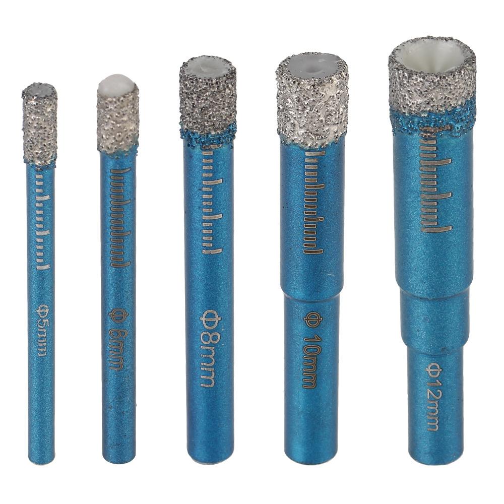 Открывающееся отверстие 5/6/8/10/12 мм паяное сухое сверло шестигранный хвостовик сверло для мрамора кирпича керамики гранита стекло открывалка для отверстий