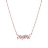 Shertz Clear Combo Cubic Necklace (14k)