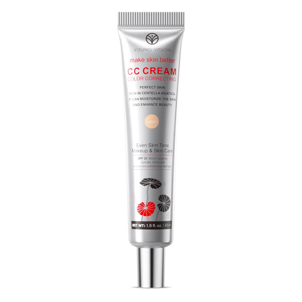 Centella CC Cream Concealer Invisible Pores Moisture Waterproof Anti-sweat Primer Naturally Lasting Women Makeup Tinted Base