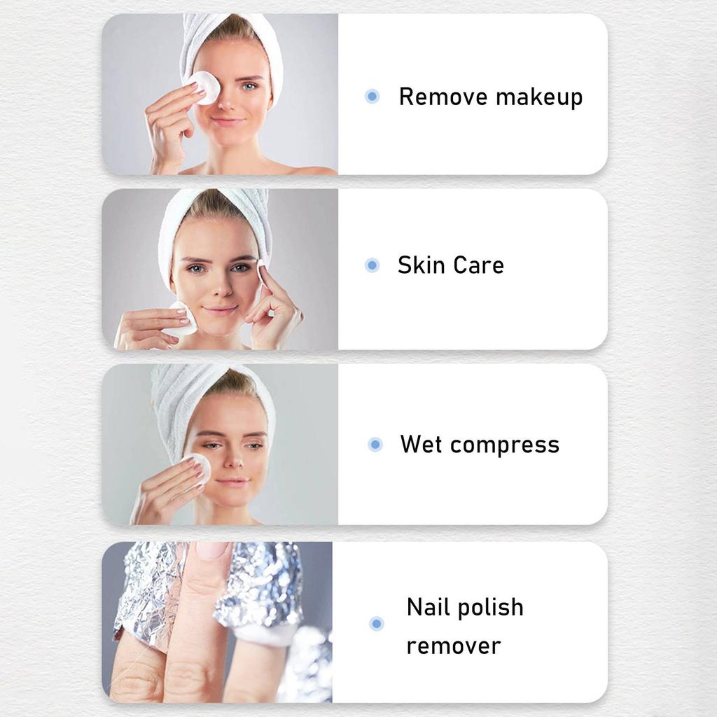 Одноразовые косметические ватные диски Beauty Cleaning влажные компрессные косметические ватные диски Edge трехслойные сэндвич косметические ватные диски 100 шт. 10 мл