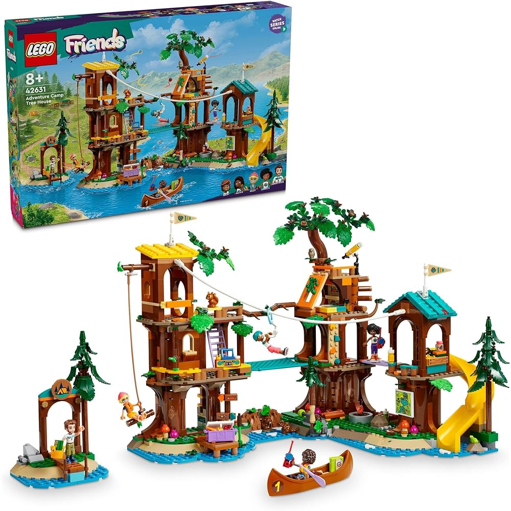 Конструктор LEGO Friends Домик на дереве в лагере приключений 42631 для детей 8-10 лет