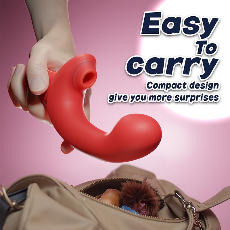 Мощный 20-скоростной дилдо-вибратор, женский клитор, присоска, вакуумный стимулятор клитора, товары для взрослых, шевелящая секс-игрушка для женщин