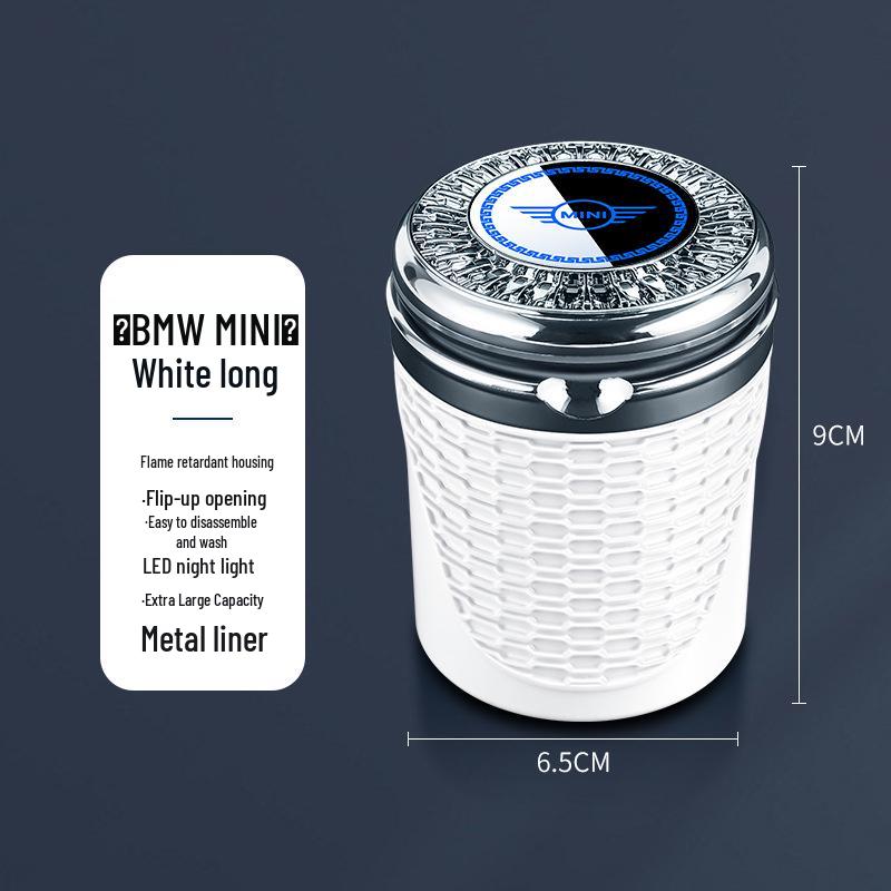 BMW MINI Stylish Covered Metal Ashtray for Interior Decor