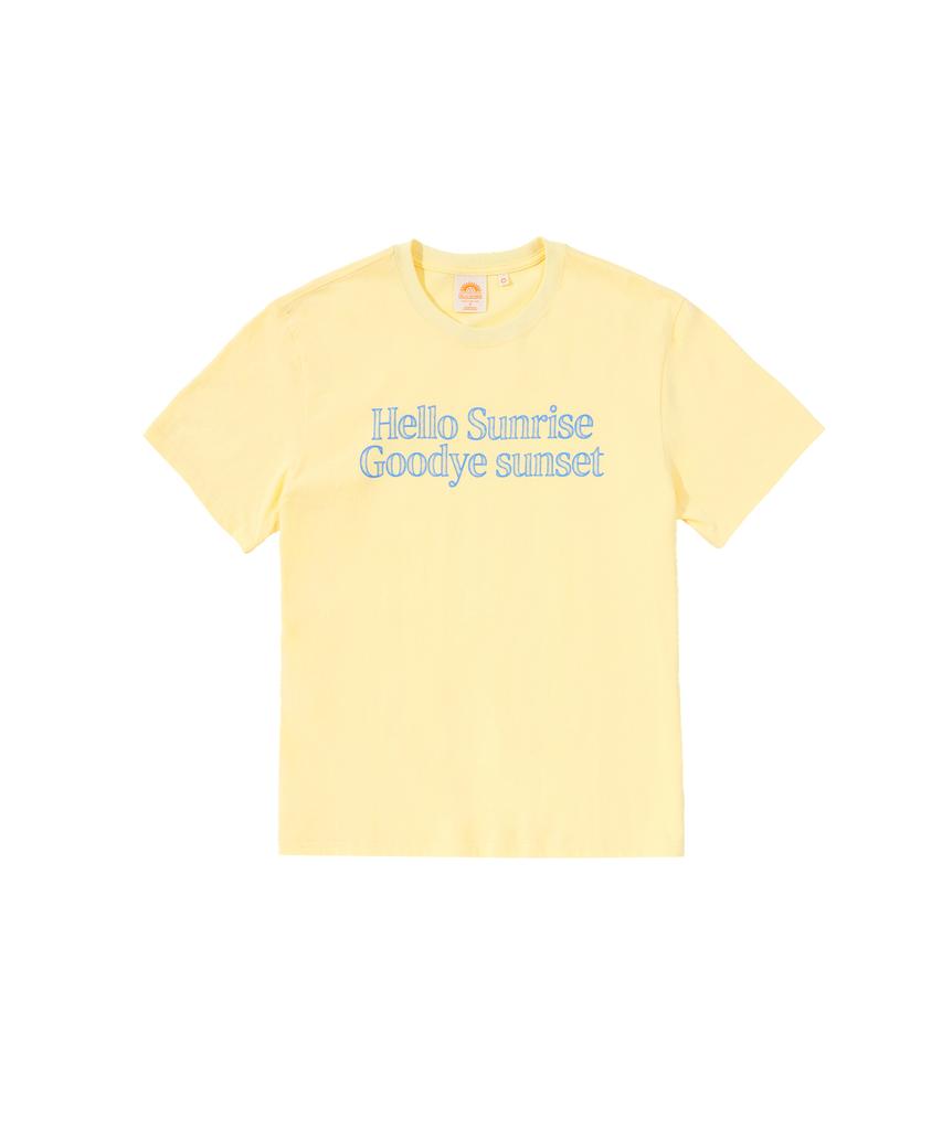 HELLO SUNRISE Hello Sunrise Find My B Tee_Light Yellow