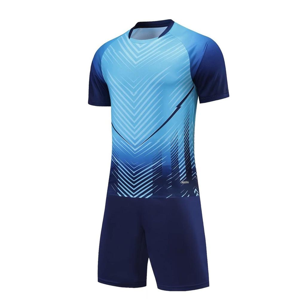 Спортивный костюм для взрослых и детей, шорты с короткими рукавами, спортивный тренировочный костюм