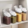 Transparent Cereal Container Moisture-proof Food Grain Rice Container  For Kitchen Storage