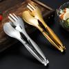 Non-Slip Stainless Steel Food Tongs Meat Salad Bread Serving Tongs For Barbecue Kitchen Accessories Cooking Utensils