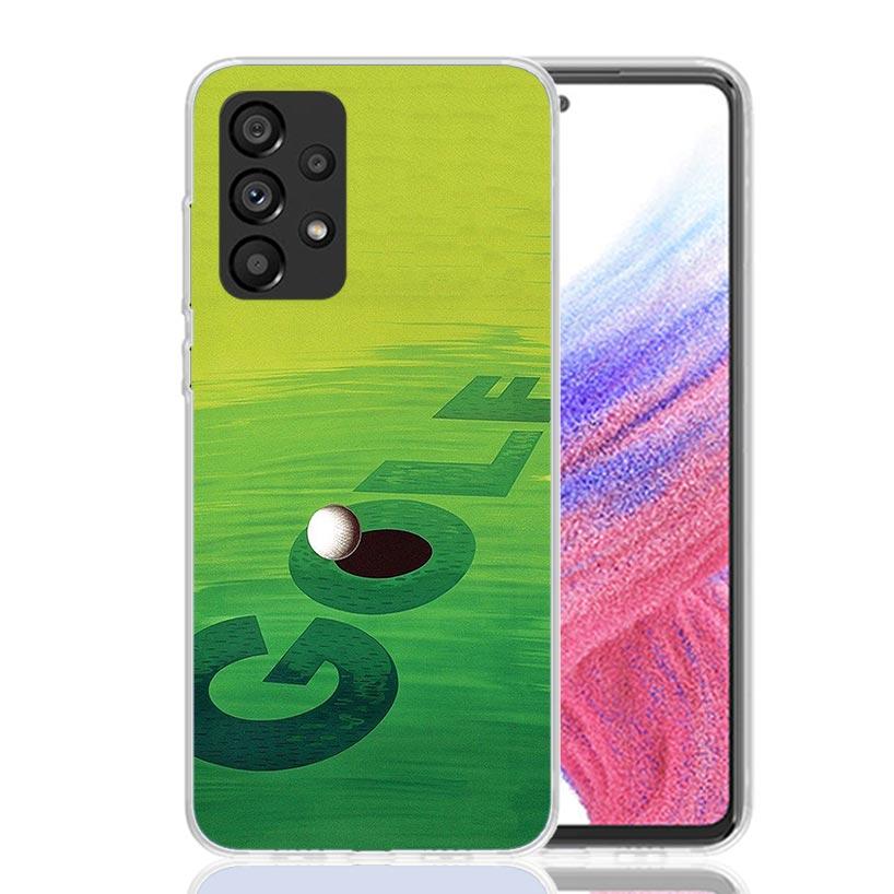 Modern Golf Sports Phone Case for Samsung Galaxy A17 A16 A15 A14 A13 A57 A56 A55 A54 A53 A37 A36 A35 A34 A33 A26 A25 A24 A23 Gal