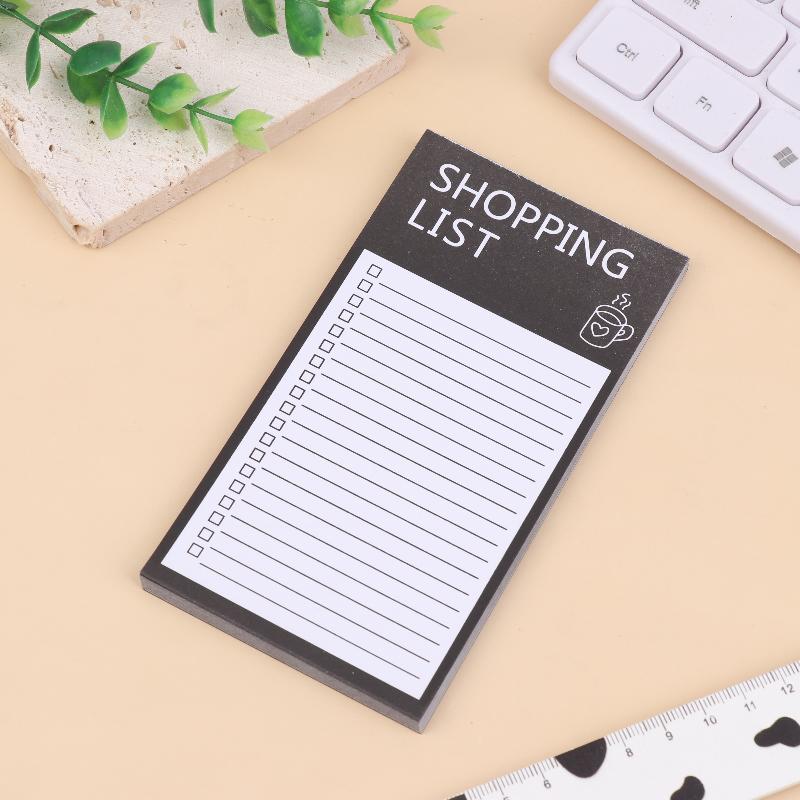 Магнитный блокнот для заметок Доска для сообщений на холодильник Портативный отрывной блокнот Планировщик заметок Список покупок Для дома офиса школы