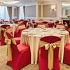 VEVOR 50 Pcs Red Chair Covers, Polyester Spandex Chair Cover, Stretch Slipcovers for Wedding Party Dining Banquet Flat-Front Chair Covers