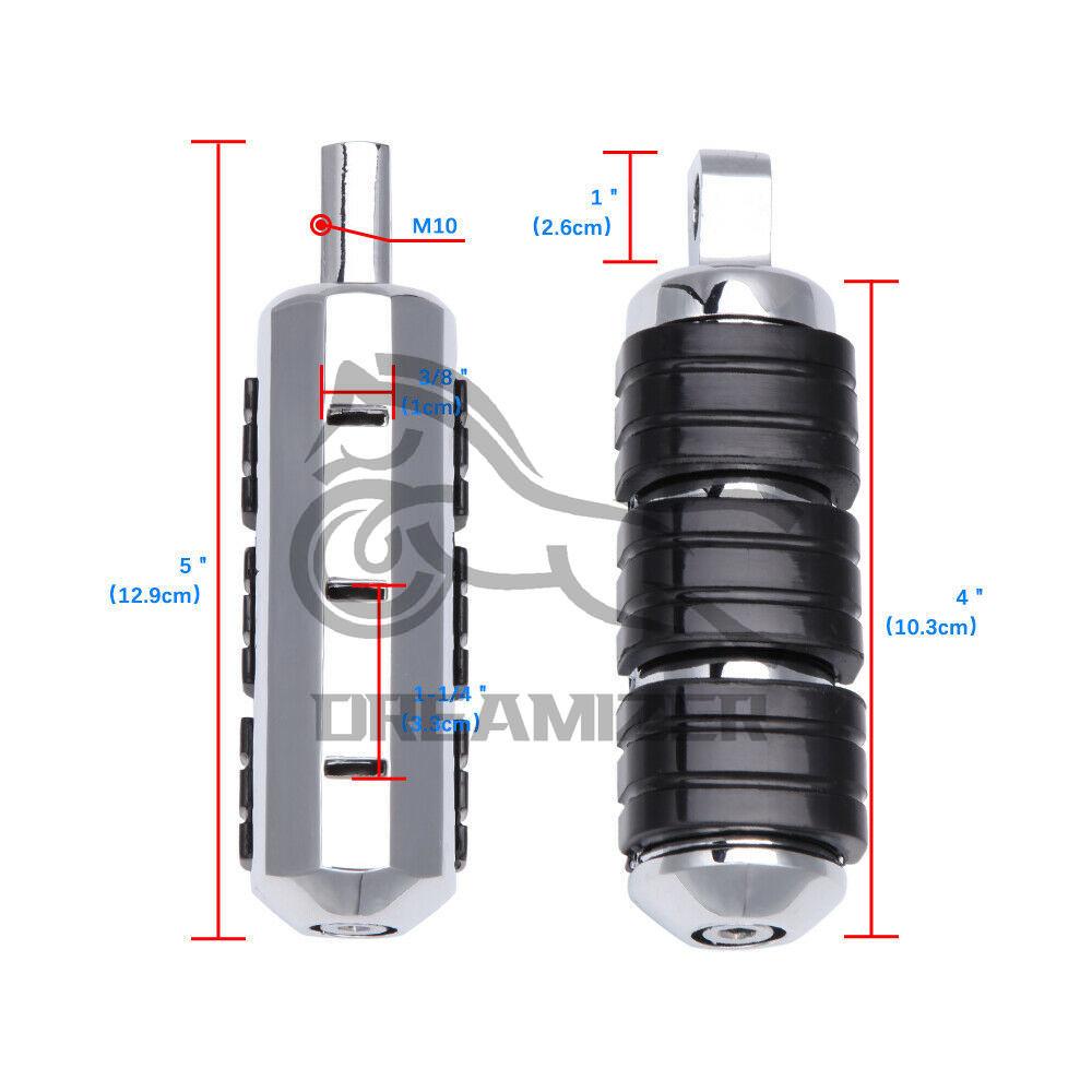 For Honda Shadow Sabre ACE VT 1100 750 Rebel 250 500 Motorcycle Highway Foot Pegs Rests Pedals Footrests Front Rider