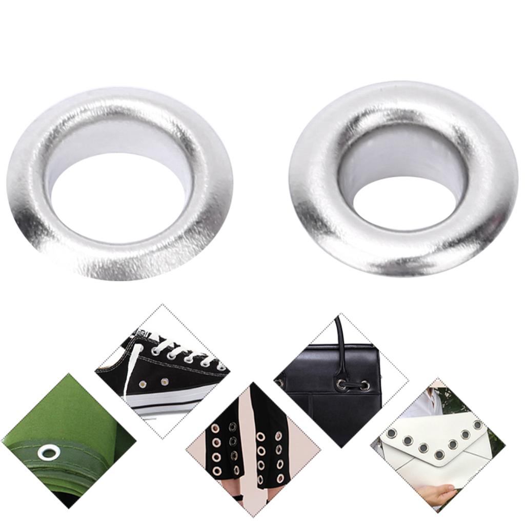 100 Set Brass Eyelet Clothing Bag Accessory Double Side 4mm Eyelet Grommet Kit