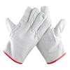Double Layers Canvas Work Gloves Welder Supplies White Welding Gloves Heat Insulation Wear Resistant Protective Mittens