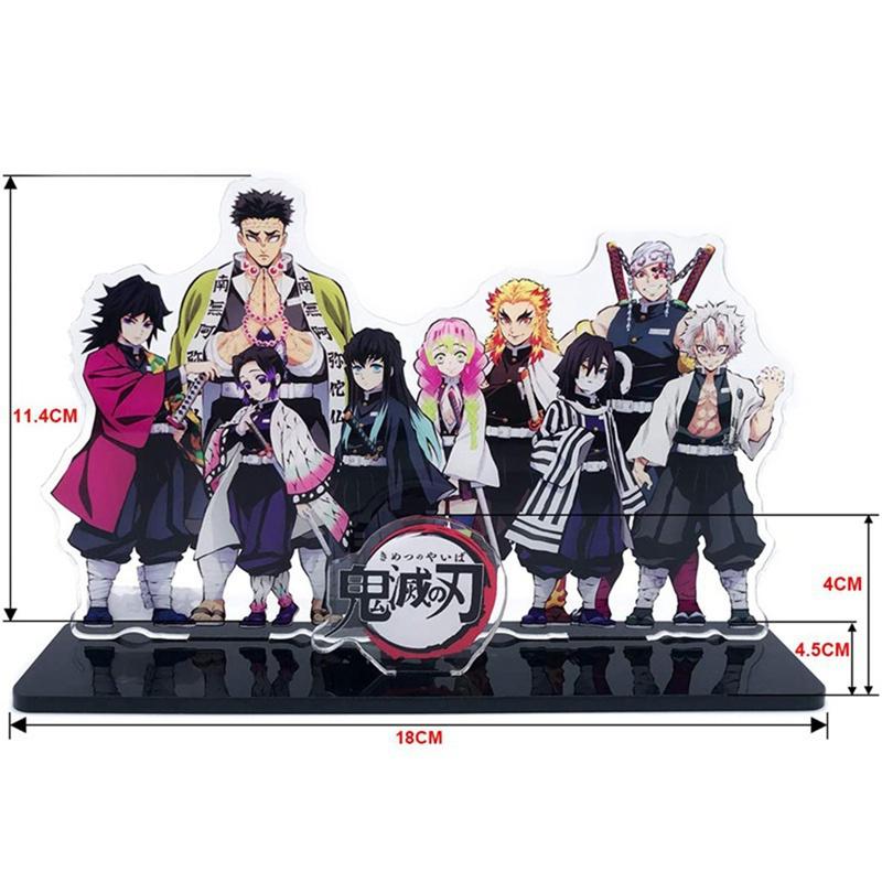 Аниме Demon Slayer стоячая фигурка Kimetsu No Yaiba настольная подставка миниатюрная фигурка декор