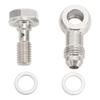 M8 X 1.25mm To AN4 Banjo Bolt Kit High Bearing Capacity Stainless Steel Banjo Bolt Fitting with Washer