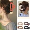 1/2 Piece Of Rectangular Clip, Simple, Non-Slip, Large Shark Clip, Suitable For Women, Long Hair, Banana Clip Hair Accessories